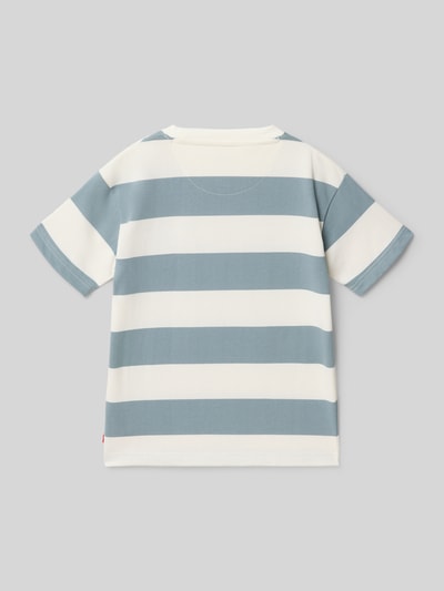 Levi’s® Kids krój regular fit t-shirt z mieszanki bawełny Morski 3