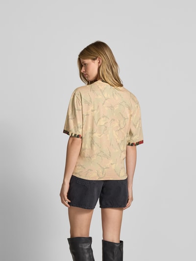 Rabanne T-Shirt mit Label-Detail Beige 5