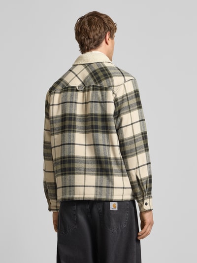 Jack & Jones Regular Fit Hemdjacke mit Futter aus Teddyfell Modell 'ZAC' Oliv 5