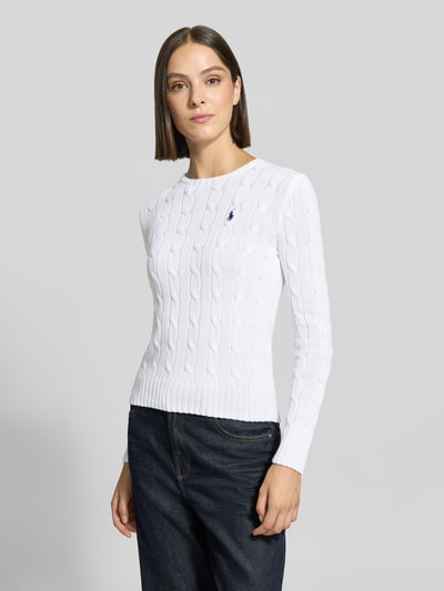 Polo Ralph Lauren slim fit pullover van puur katoen Wit - 4