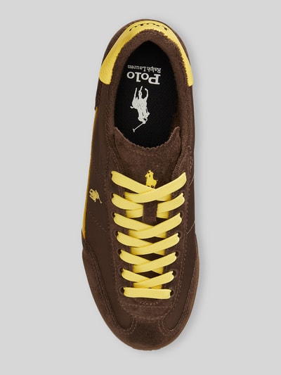 Polo Ralph Lauren Sneaker aus echtem Rindsleder Modell 'HESTER' Dunkelbraun 3