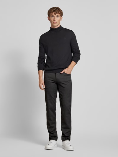 Brax Regular fit broek in 5-pocketmodel, model 'CADIZ' Antraciet - 1