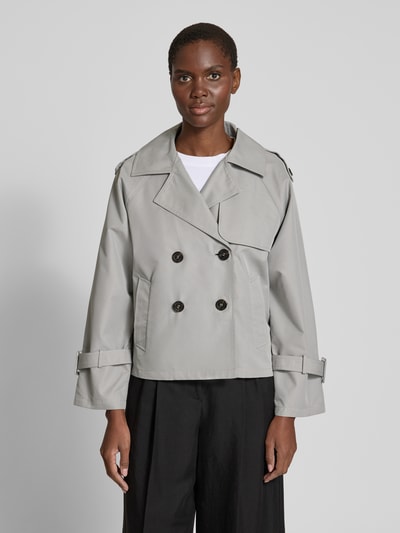 OAKWOOD Trenchcoat mit Leistentaschen Modell 'MARGOT' Hellgrau 4