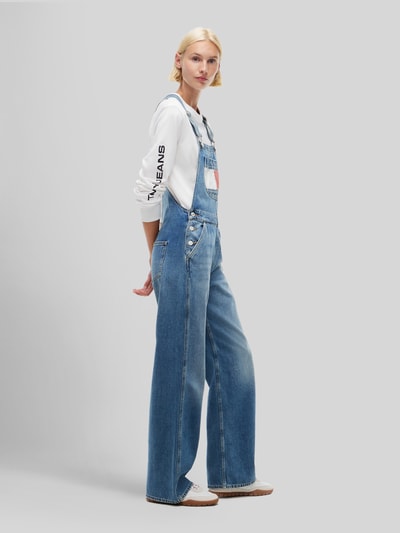 Tommy Jeans Ogrodniczki w kroju relaxed fit z czystej bawełny Jeansowy niebieski 1