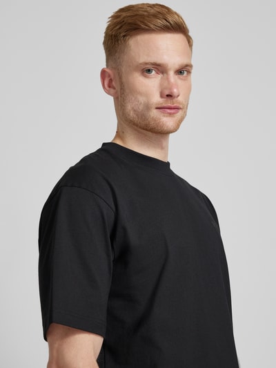 BOSS Orange Relaxed Fit T-Shirt mit Label-Print Black 3