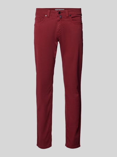 Pierre Cardin Tapered Fit Chino im 5-Pocket-Design Modell 'Lyon' Rot 2