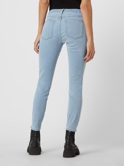 7 For All Mankind Super Skinny Fit Jeans mit Lyocell-Anteil  Hellblau 5