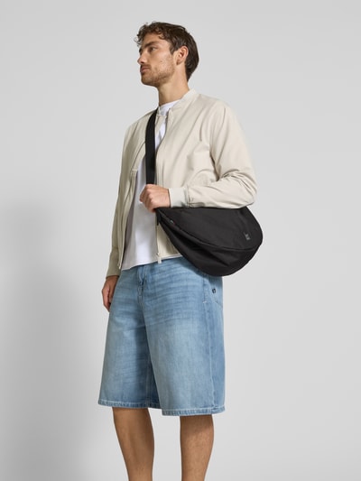 Gotbag Torba na ramię z nadrukiem z logo model ‘MOON’ Czarny 1