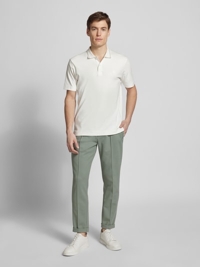 Antony Morato Regular fit stoffen broek met vaste persplooien Lichtgroen - 1