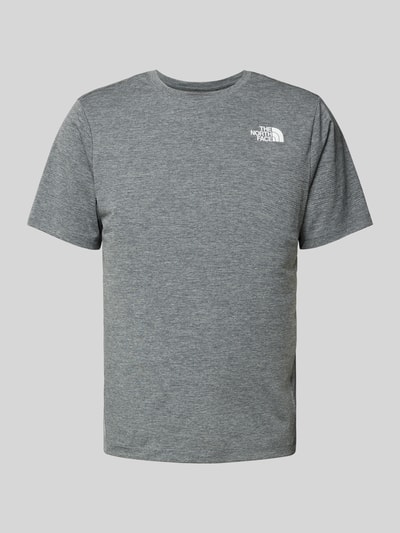 The North Face T-shirt met labelprint Grafiet - 2