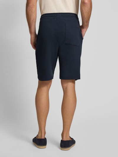 Casual Friday Shorts mit Strukturmuster Modell 'ULFO' Marine 5