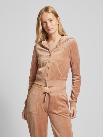 Juicy Couture Sweatjack met capuchon, model 'ROBYN' Zand - 4