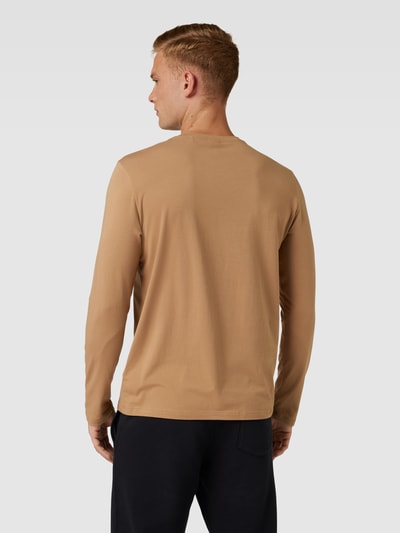 BOSS Longsleeve mit Label-Stitching Modell 'MIX&MATCH' Beige 5