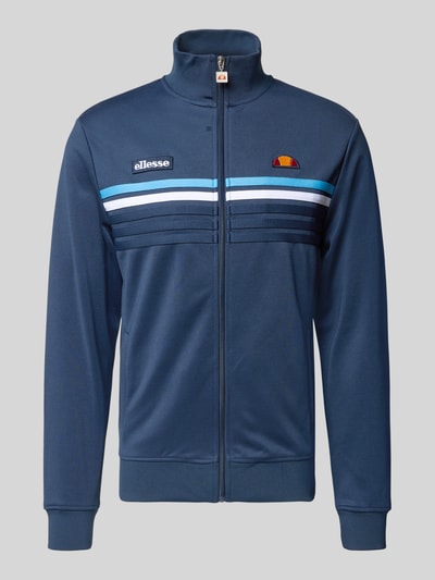 Ellesse Sweatjacke mit Label-Patch Modell 'VICENZA TRACK' Dunkelblau 2