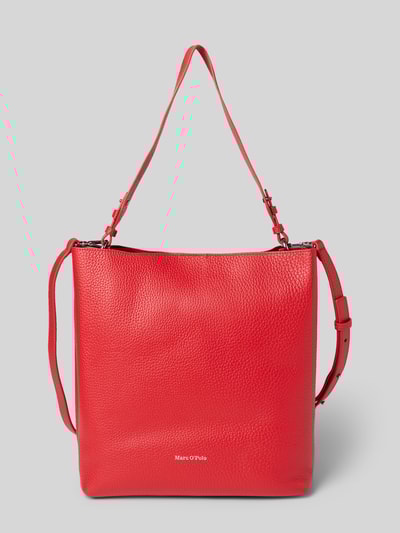 Marc O'Polo Shopper van echt runderleer, model 'BRINJA' Rood - 2