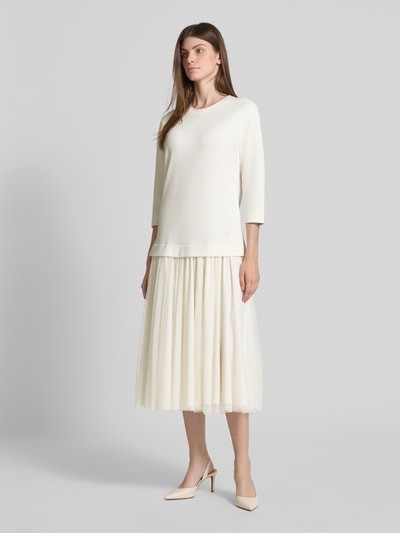 JOOP! Midikleid im 2-in-1-Look Offwhite 1
