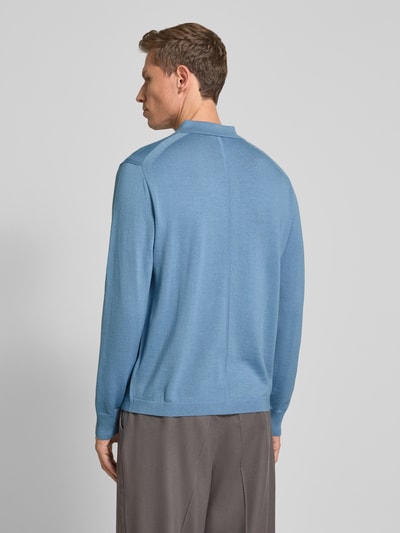 CK Calvin Klein Gebreide pullover met polokraag Hemelsblauw - 5