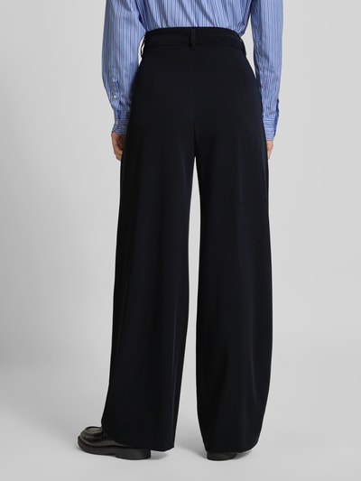 Raffaello Rossi Flared Fit Hose mit Hakenverschluss Modell 'MAYLA' Marine 5