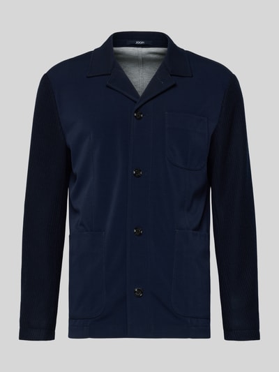 JOOP! COLLECTION Hemdjacke mit Knopfleiste Modell 'Hotcat' Marine 2