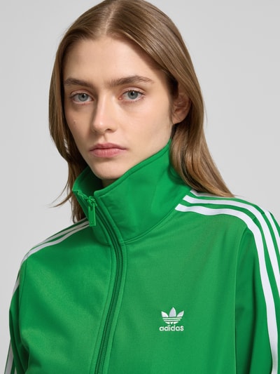 adidas Originals Bluza rozpinana ze stójką Zielony 3