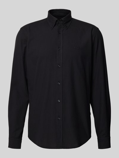 BOSS Orange Regular fit vrijetijdsoverhemd van Oxford-katoen, model 'RICKERT' Zwart - 2