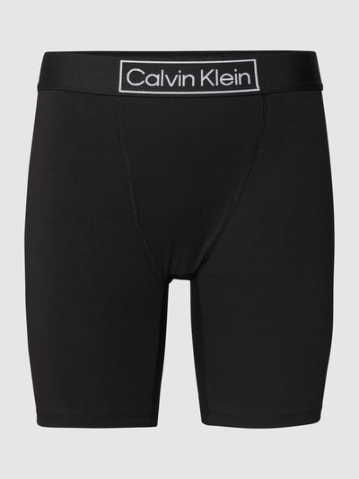 Calvin Klein Underwear Spodnie od piżamy z napisem z logo Czarny 2