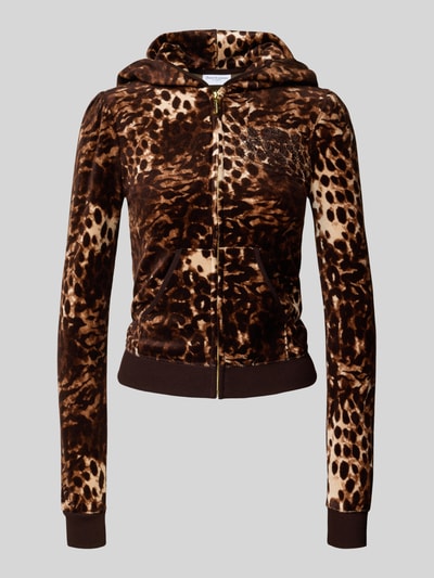 Juicy Couture Sweatjacke mit Kapuze Mittelbraun 1