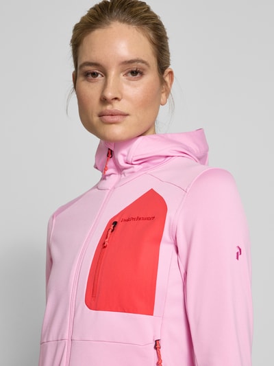 PEAK PERFORMANCE Softshell-jack met ritszakken, model 'Utility' Roze - 3