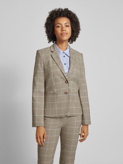 Christian Berg Woman Selection Blazer met reverskraag Camel - 4