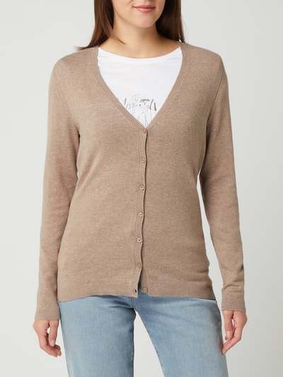 Montego Cardigan met viscose  Taupe gemêleerd - 4