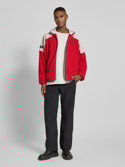 Berghaus Fleecejacke mit Zweiwege-Reißverschluss Rot 1