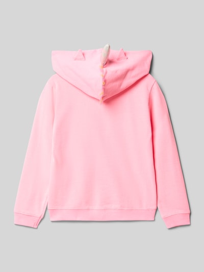 Blue Seven Sweatjacke mit Kapuze Neon Pink 3