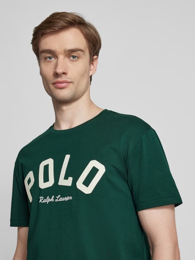 Polo Ralph Lauren T-shirt met labeldetail Flessengroen - 3