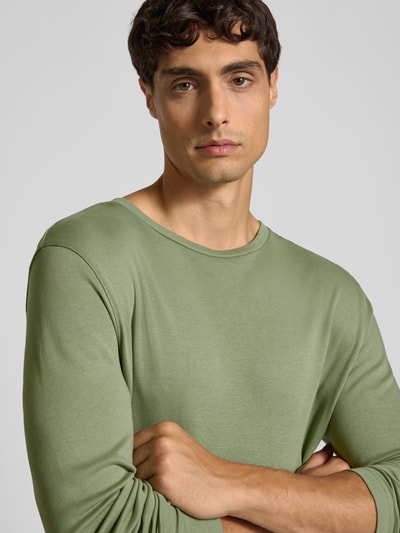 Christian Berg Men Longsleeve met ronde hals Rietgroen - 3