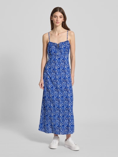 Only A-Linien Midikleid aus reiner Viskose Modell 'NOVA' Blau 4