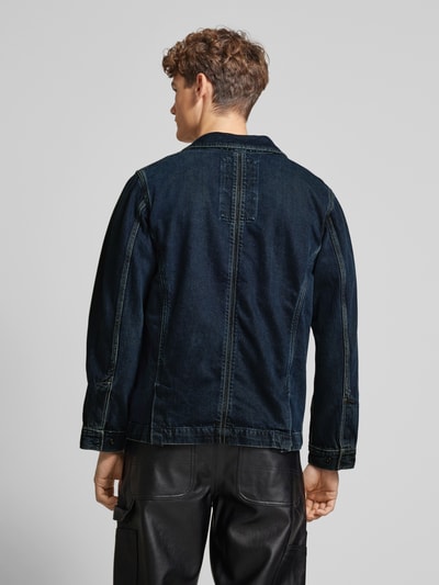 G-Star Raw Jeansjacke mit Label-Patch Modell 'Correct' Dunkelblau 5