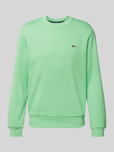 Lacoste Sweatshirt mit Rundhalsausschnitt Hellgruen 1