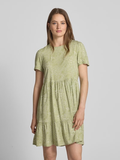Vila Minikleid aus Viskose im Stufen-Look Schilf 4
