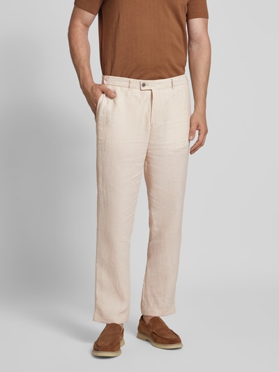 Hiltl Regular Fit Chino mit Paspeltaschen Modell 'PARMA I' Beige 4