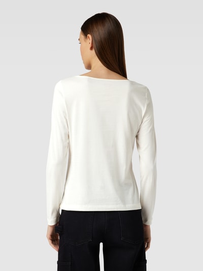 Esprit Shirt met lange mouwen met boothals Offwhite - 5