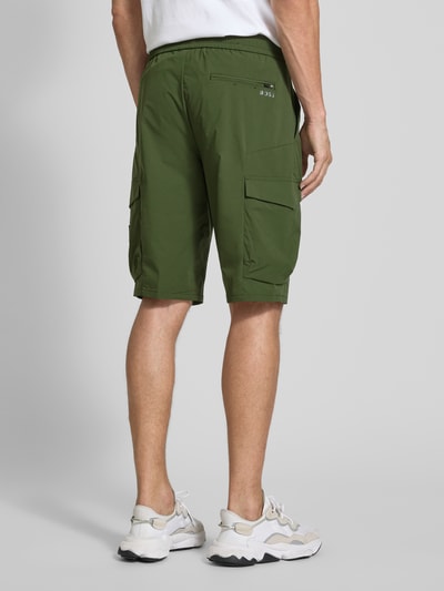 BOSS Green Bermuda met elastische band en cargozakken Donkergroen - 5