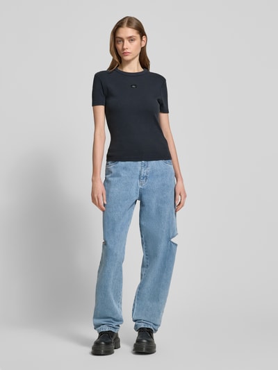 Calvin Klein Jeans T-Shirt mit Label-Detail Anthrazit 1