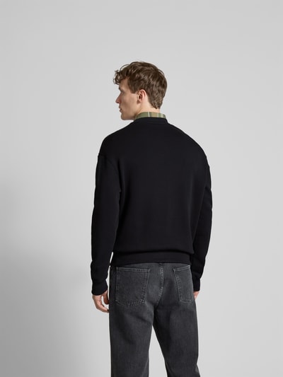 MAISON KITSUNÉ Oversized Sweatshirt aus Baumwolle Black 5