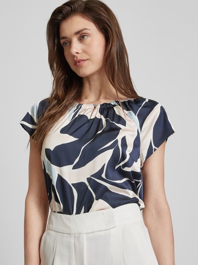 Betty Barclay Bluse mit Allover-Muster Marine 3