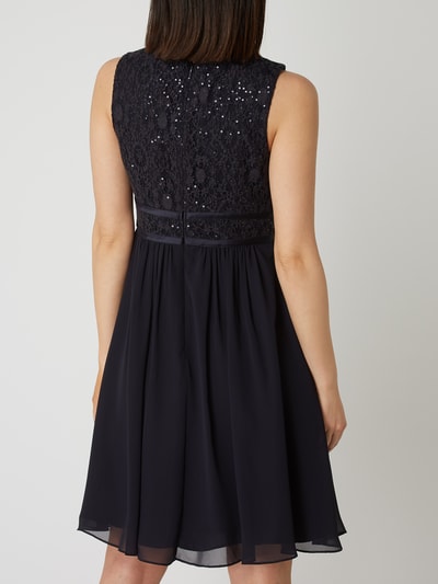 Jake*s Cocktail Cocktailkleid mit Pailletten  Marine Melange 5