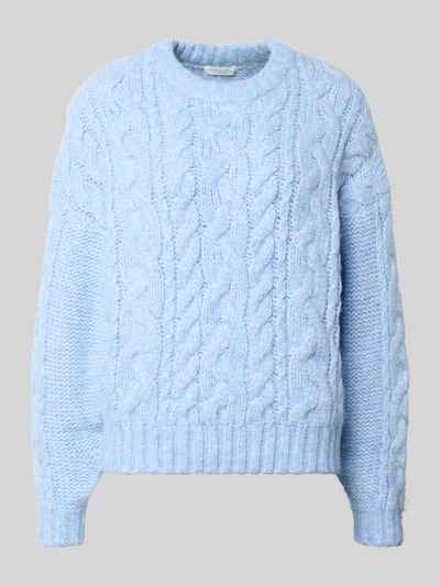 Christian Berg Woman Strickpullover mit Rundhalsausschnitt Hellblau 2