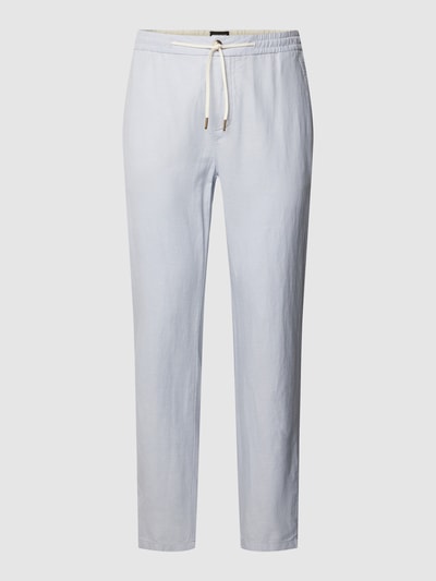 Scotch & Soda Broek met elastische band, model 'WARREN' Lichtgrijs - 2