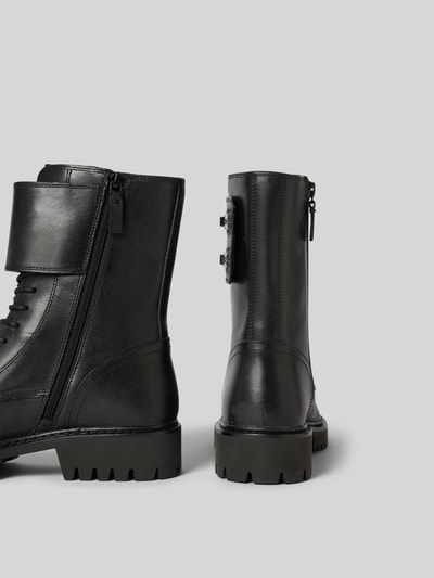 Tory Burch Schnürstiefel mit Label-Detail Black 3