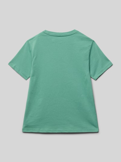 Polo Ralph Lauren Teens T-shirt met labelprint Groen - 3