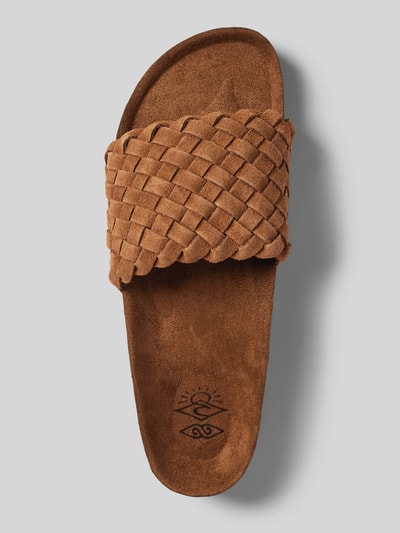 Rip Curl Slides in Flecht-Optik Modell 'MARBELLA' Cognac 3